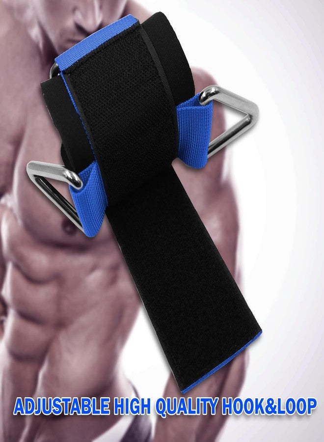 Lights Mountain 1 Pair Adjustable Wrist Cuffs Neoprene Padded Straps for Cable Machines Strength Training Equipment - Image 5